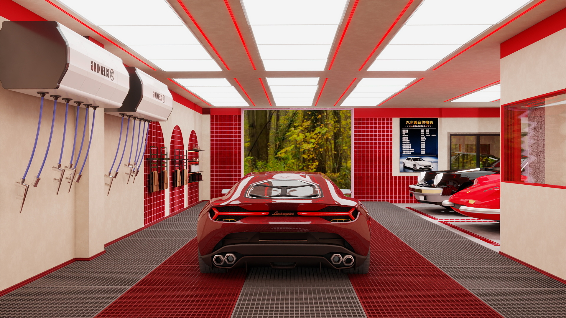 LAIAN李安-汽车美容俱乐部-装修设计方案