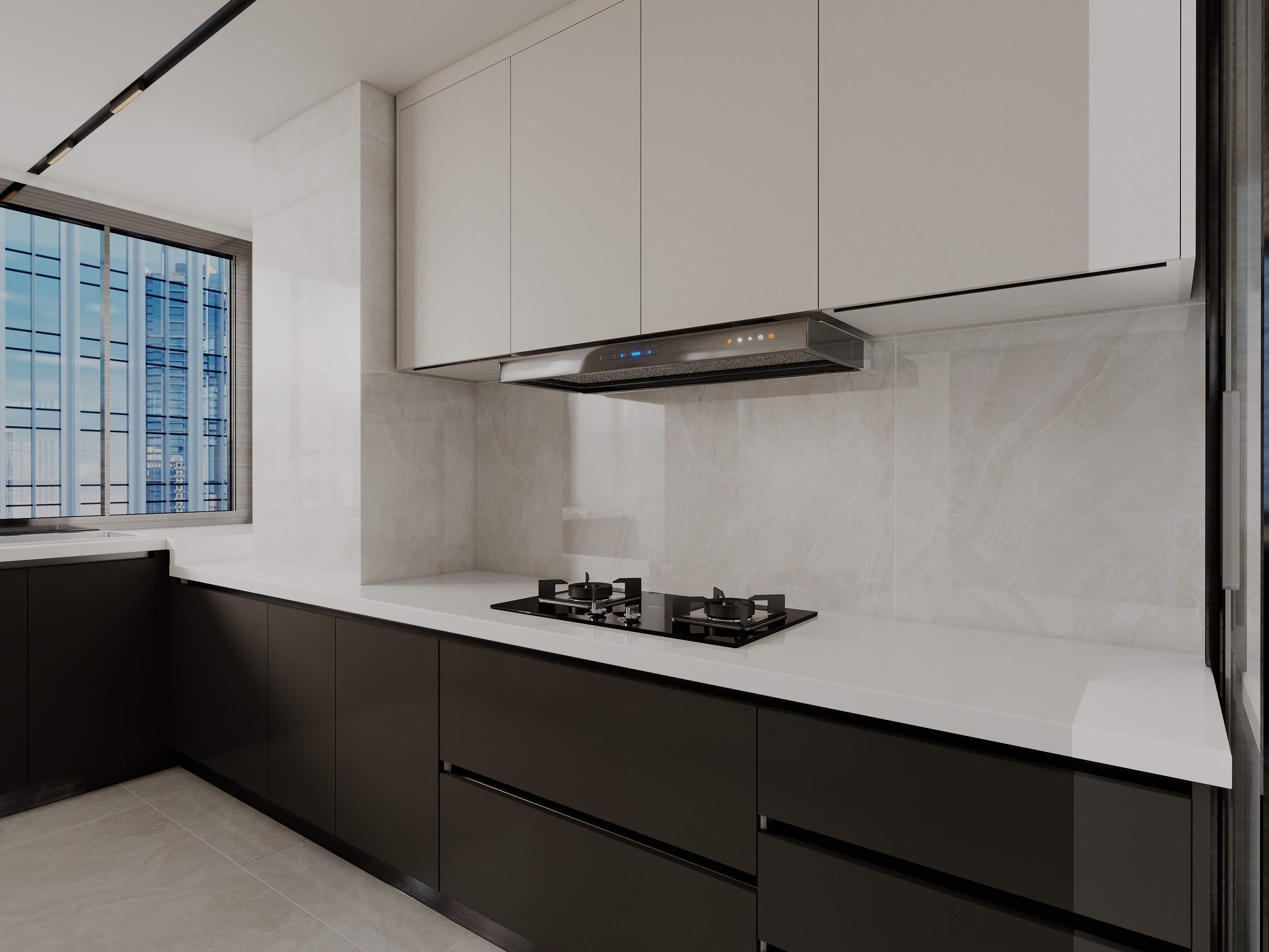 云涧工作室-新悦城135㎡5室装修效果图