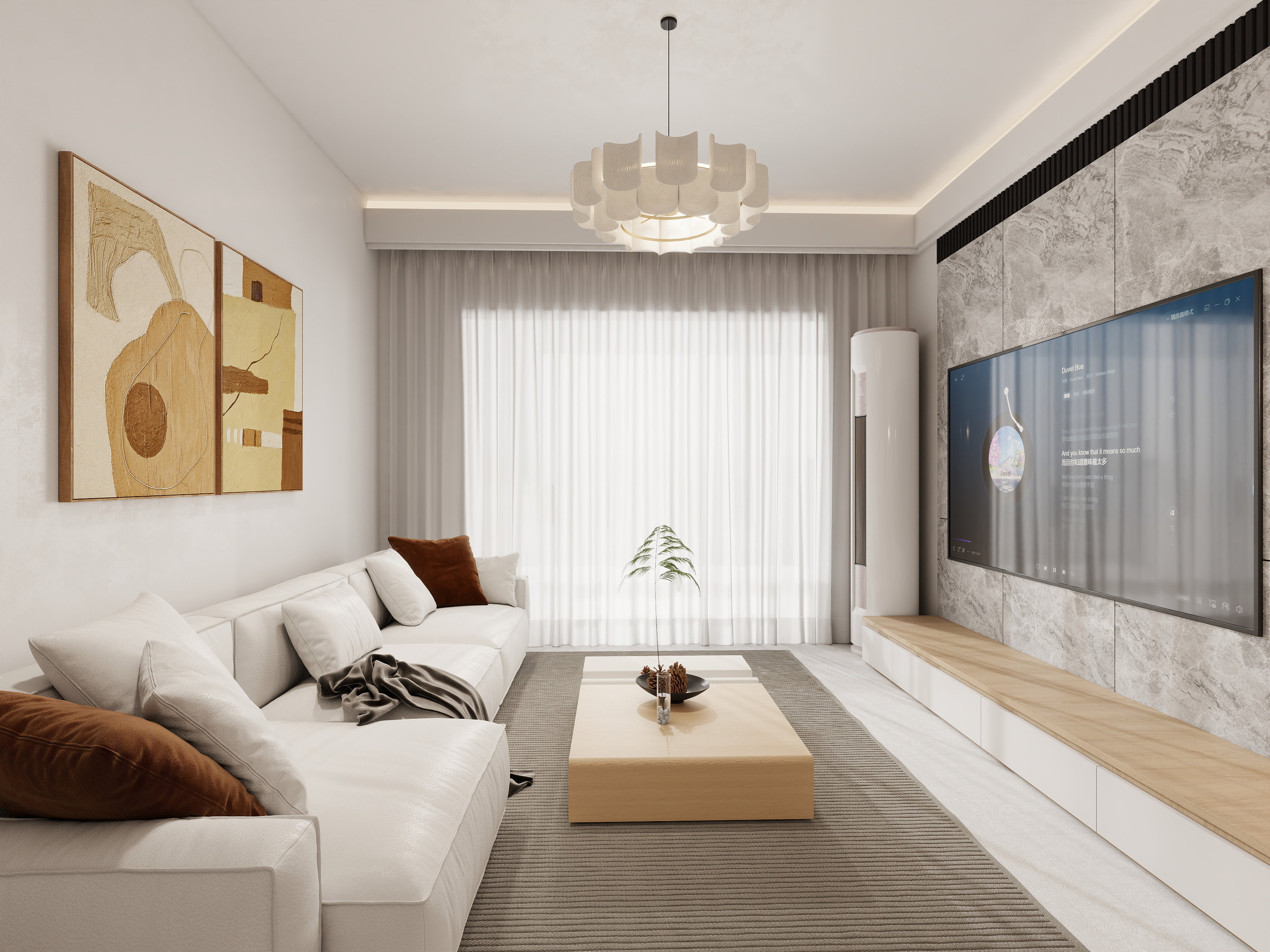 励志成为3d高手-122㎡1室-装修设计方案