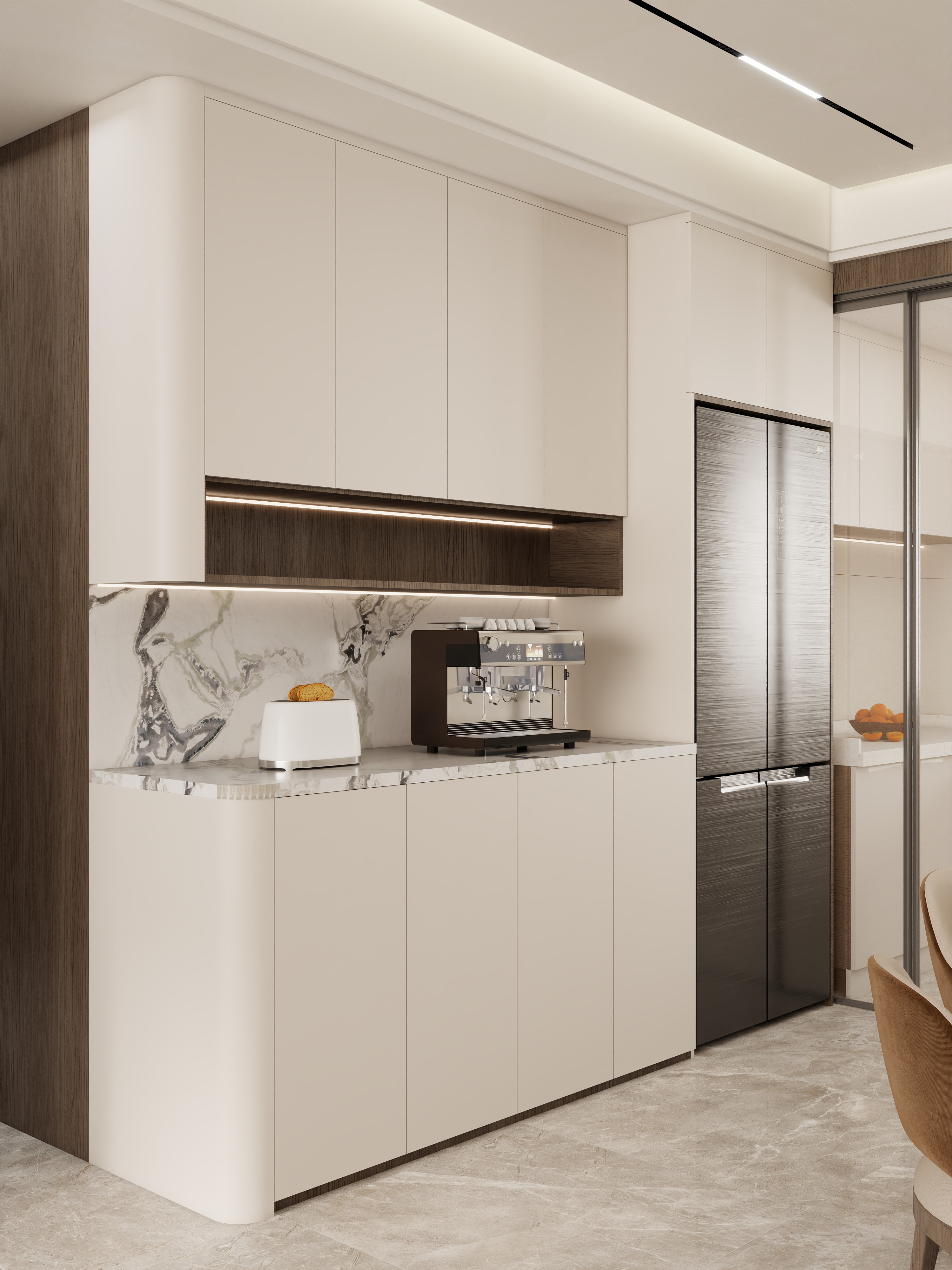 壹诺设计工作室-意式简约装修效果图