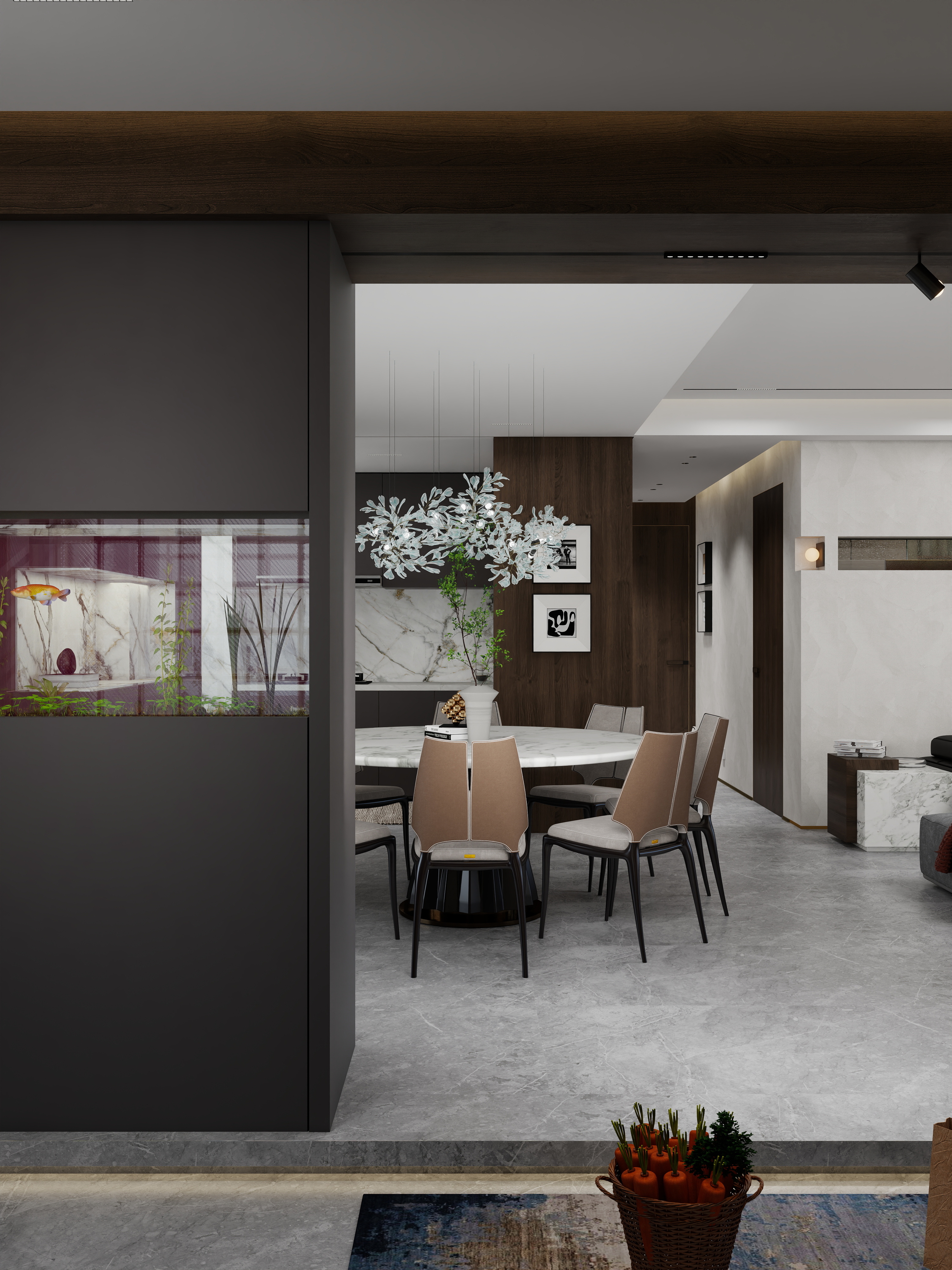 吾宜空间设计-时代仁智山水176㎡1室-装修设计方案