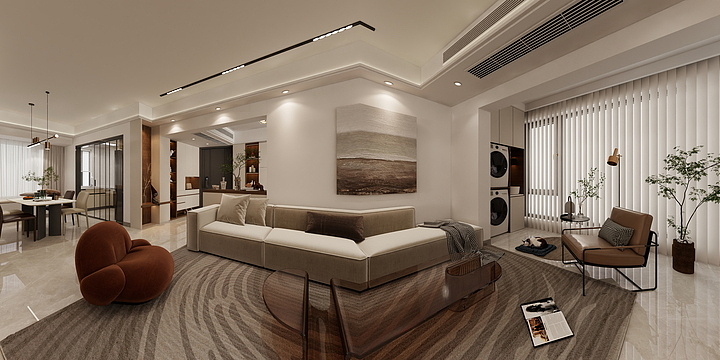 辉哥高端设计-华强国际-装修设计方案