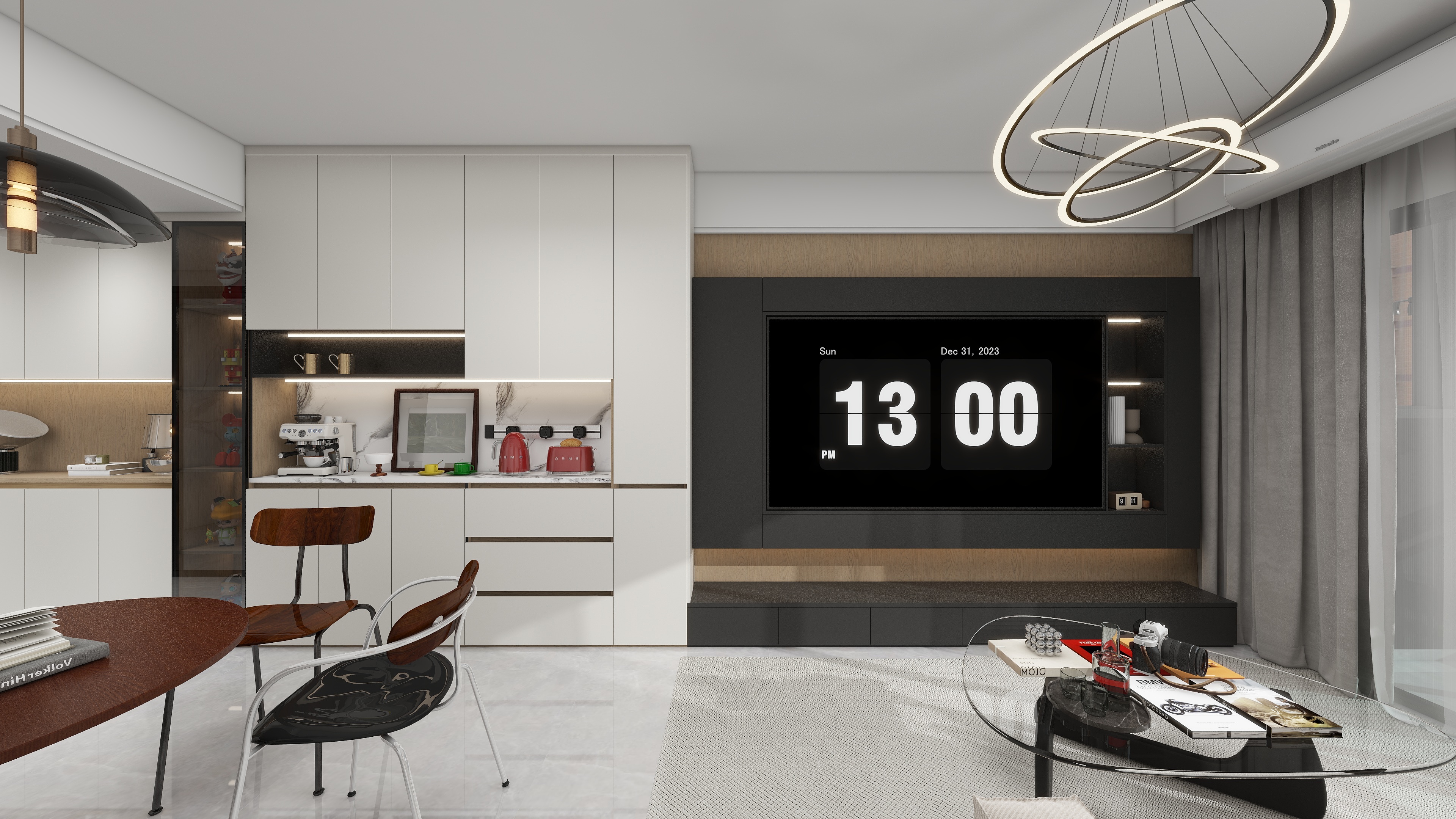 广州全屋定制设计师朱兴-国贸学原03户型|77m²装修效果图