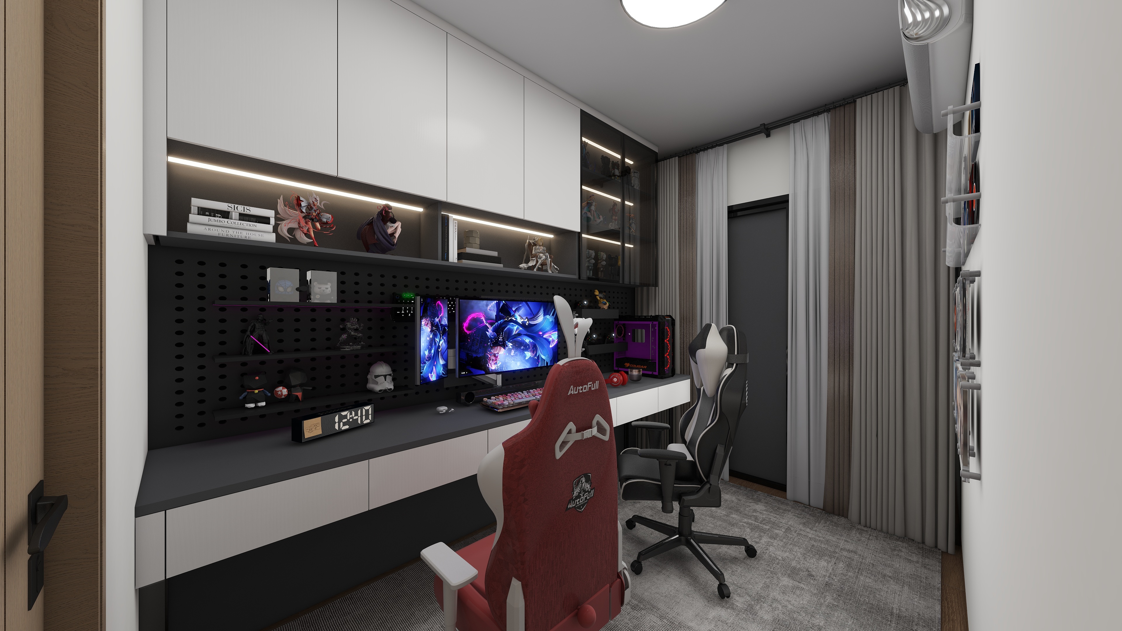 广州全屋定制设计师朱兴-国贸学原05户型|126m²装修效果图