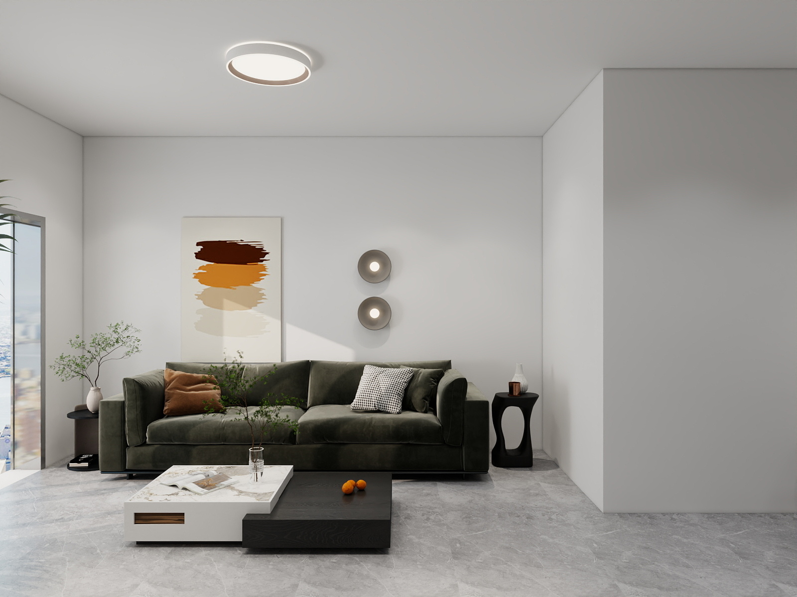 吴爽- 62m²现代简约风格装修效果图