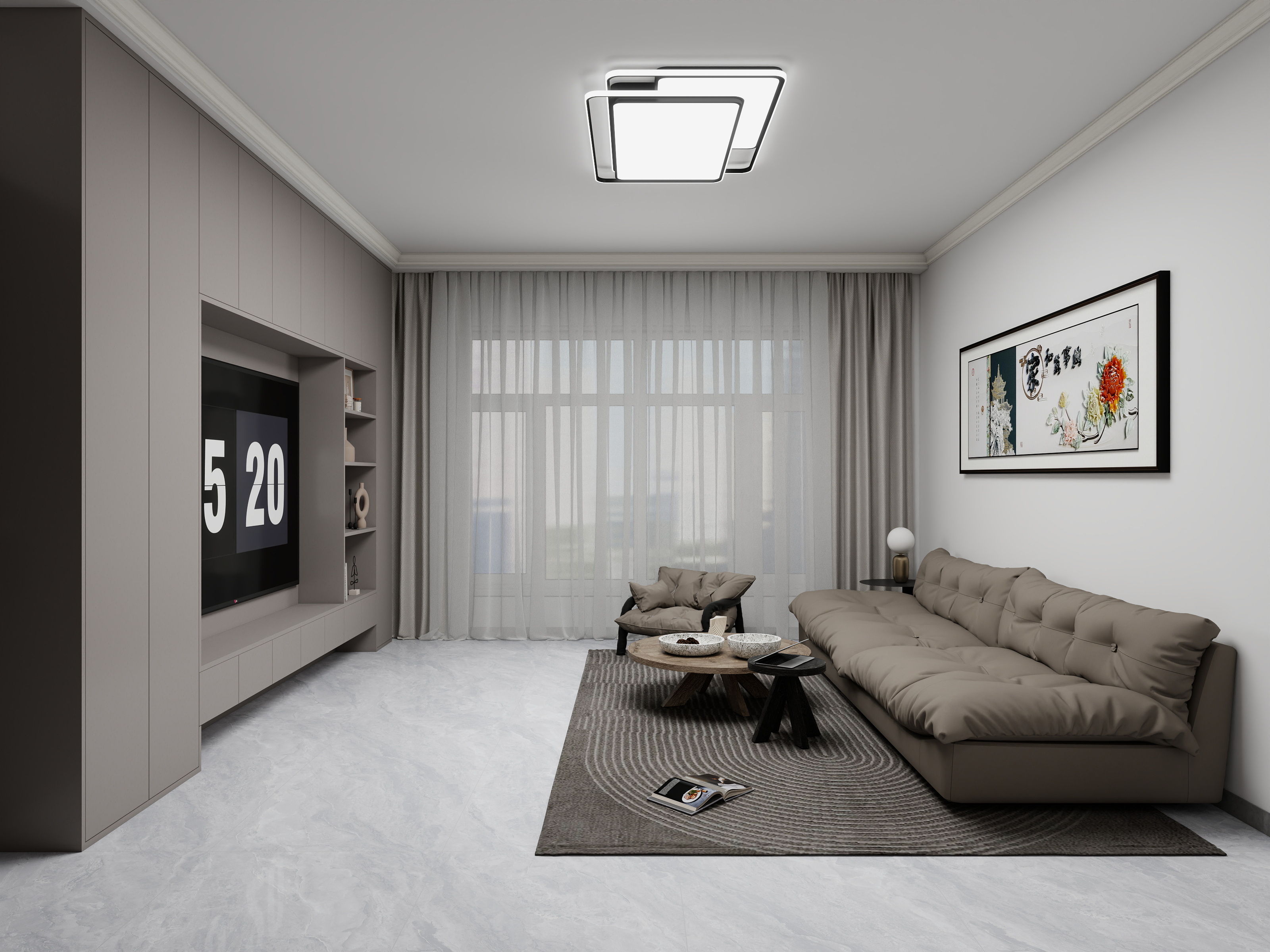 陈建斐-智艳便利店楼上装修效果图