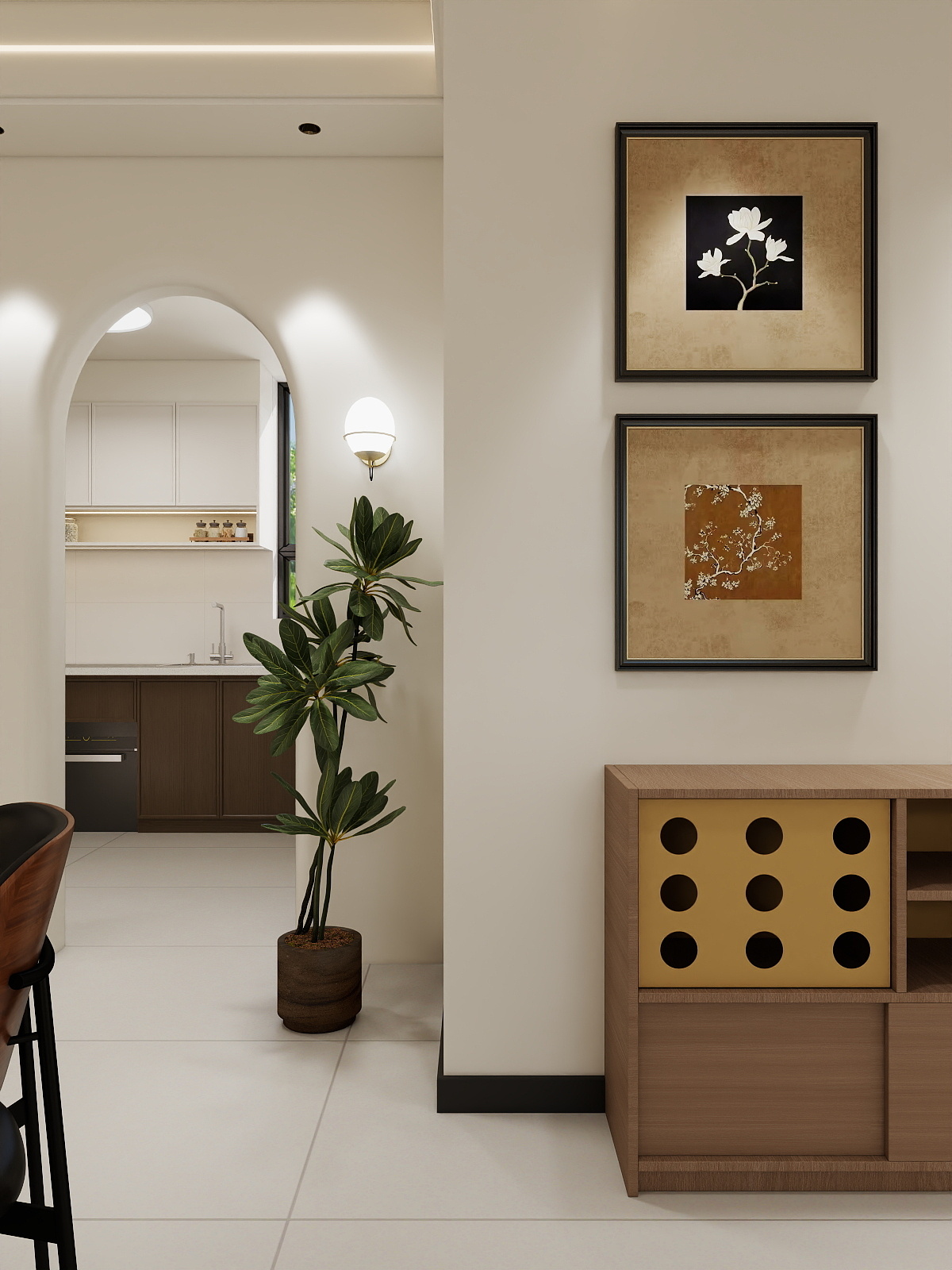 10拾柒-田园144㎡1室装修效果图