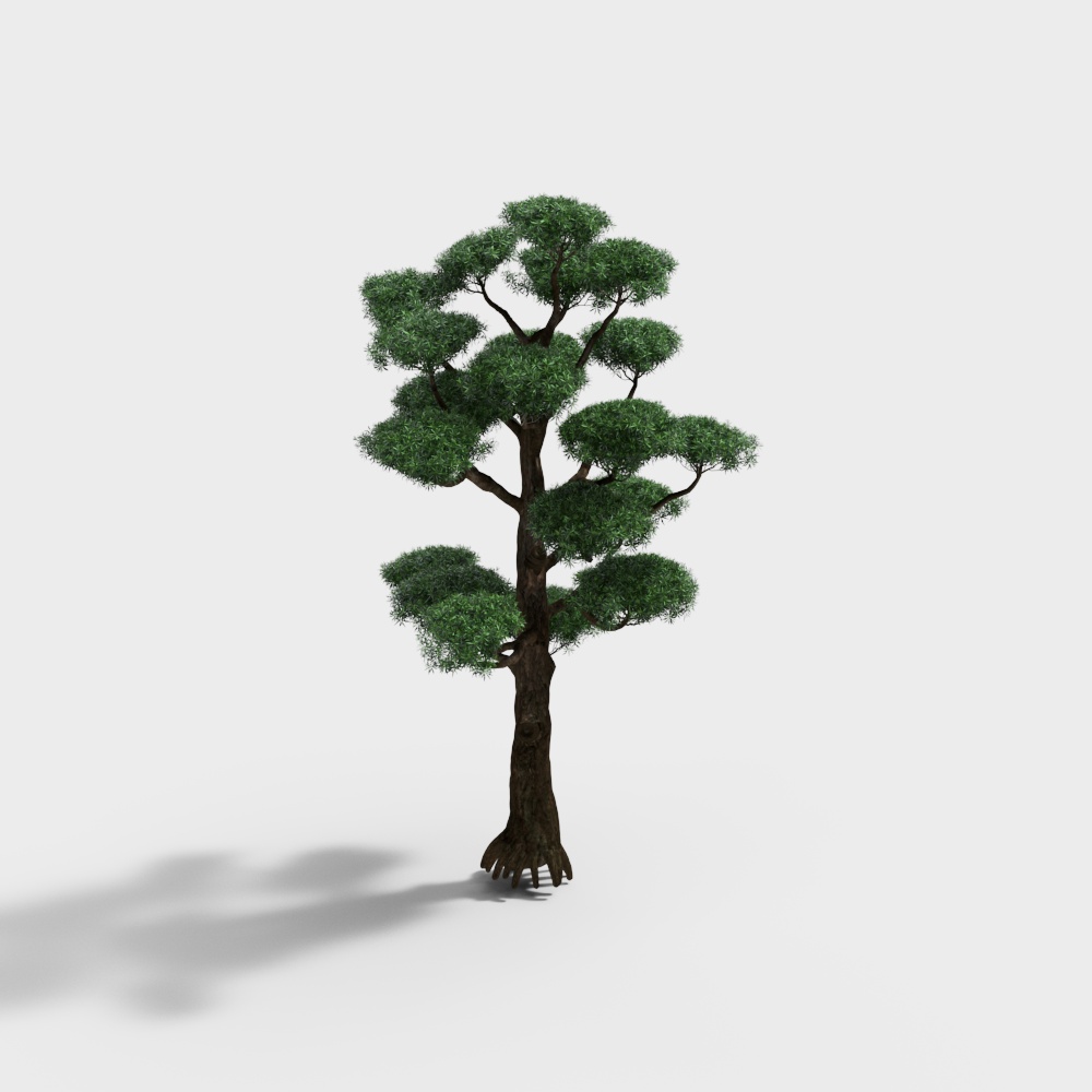 观赏植物造型树3D模型