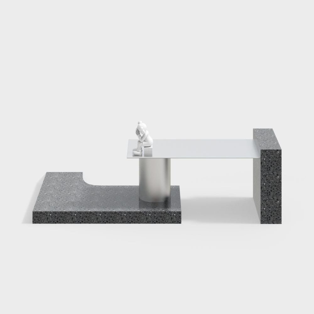 服装店展台3D模型