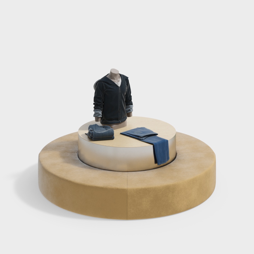 圆形展台