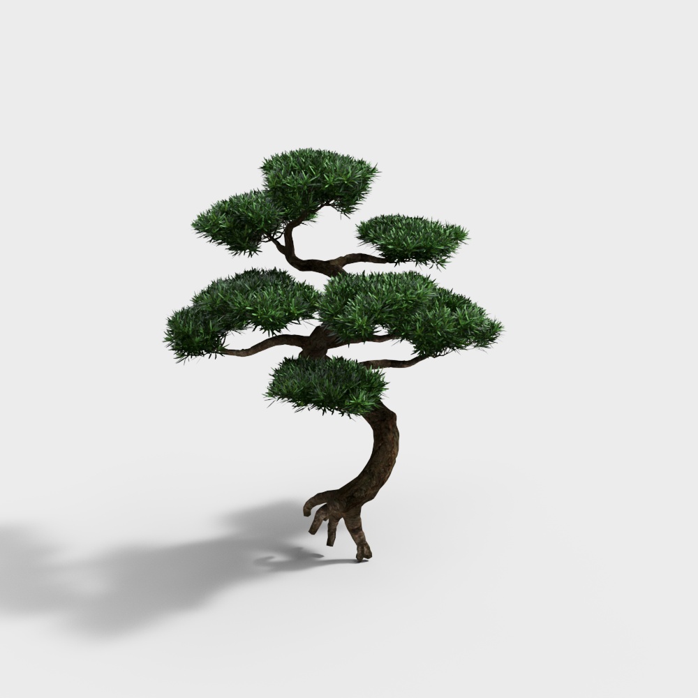 观赏植物造型树3D模型