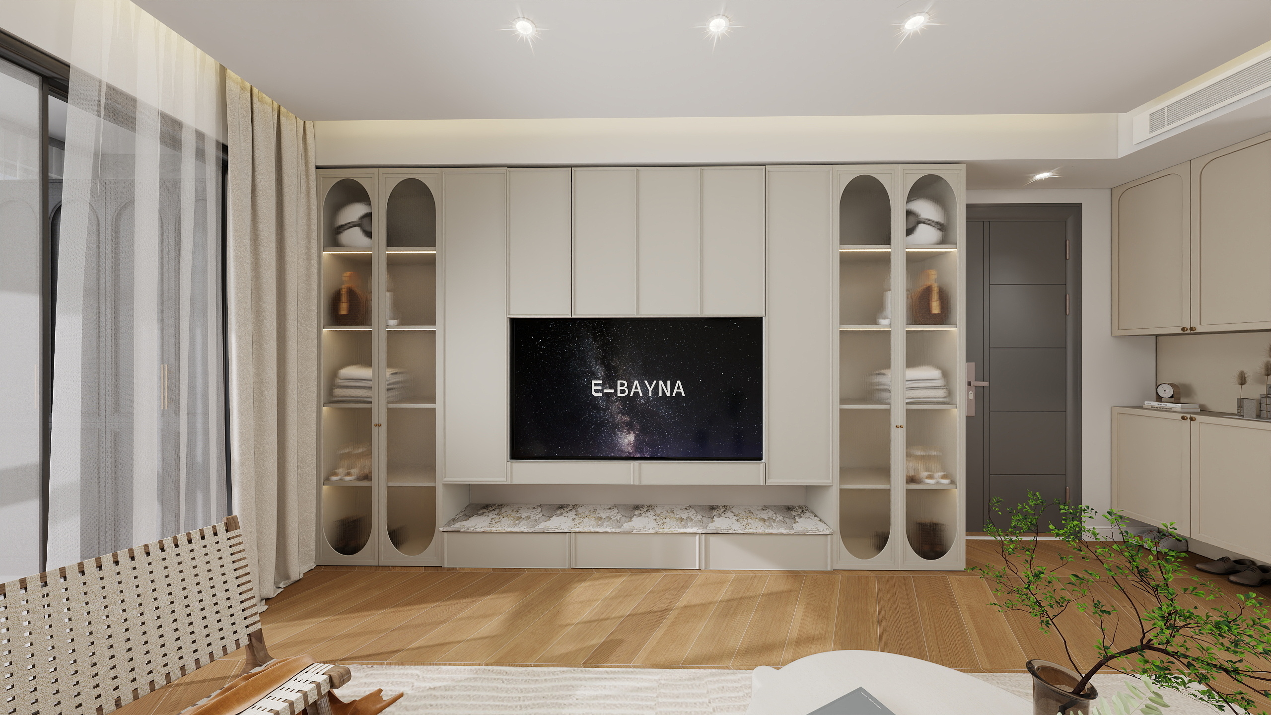 HongqrvN-c法式奶油风住宅-装修设计方案