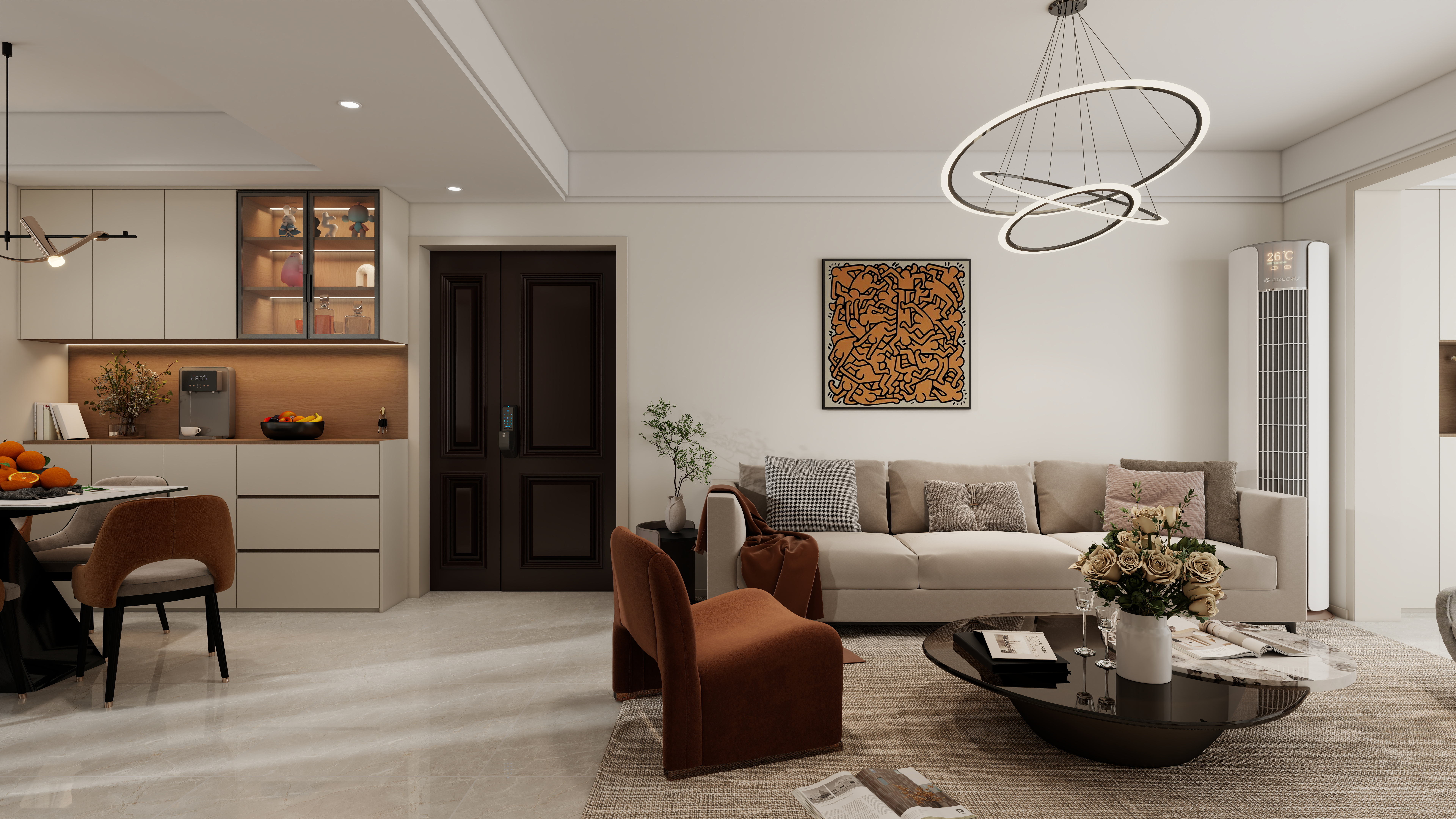 美学设计uUHa-湖畔庭院104㎡3室-装修设计方案