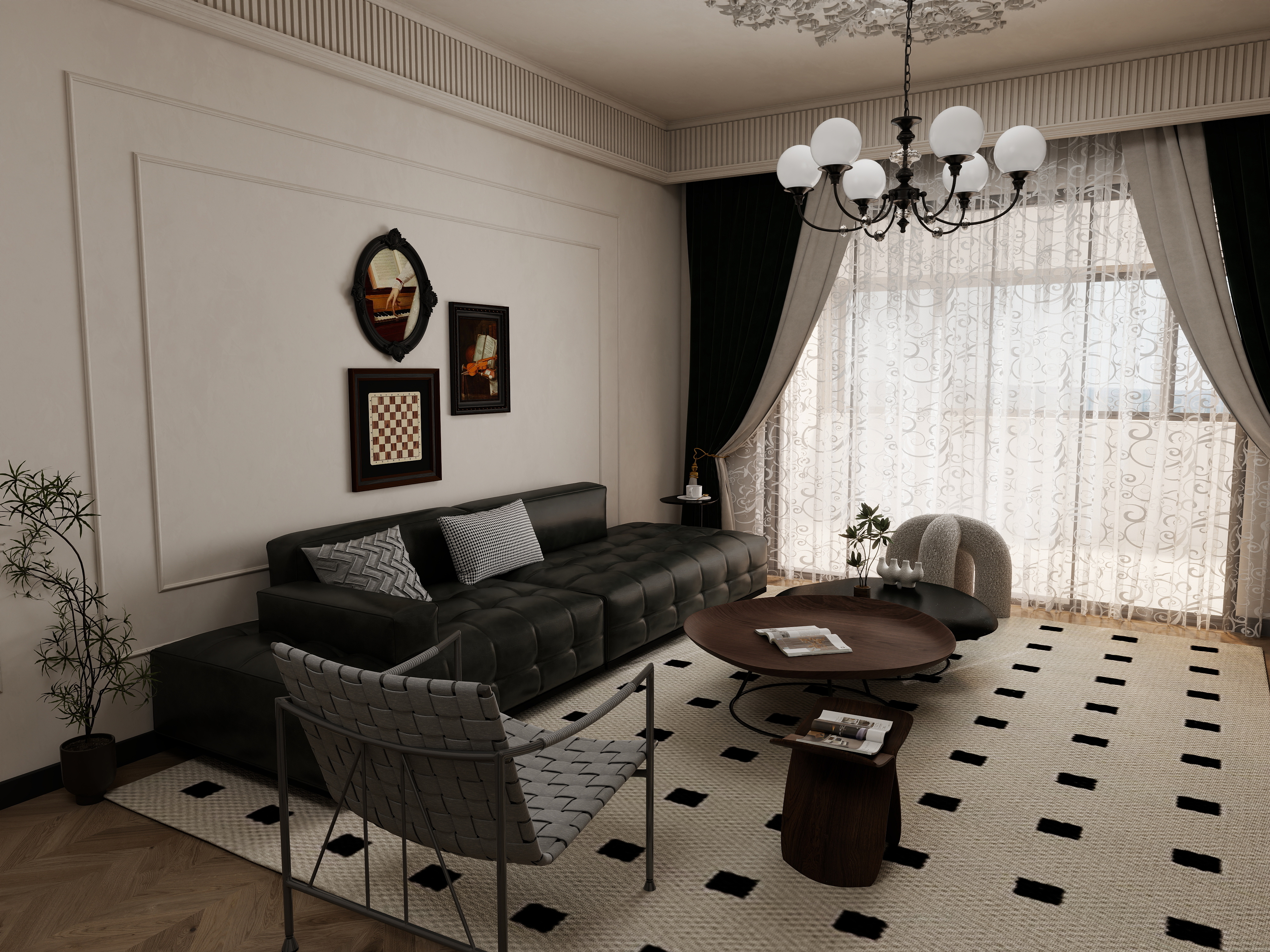 广东晟禹-简欧法式138㎡2室-装修设计方案