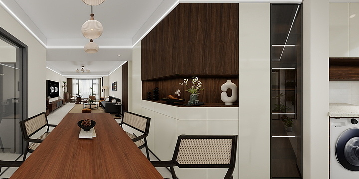 魔方装饰设计师杨敏-陇城壹号2期3-1101-方案2-装修设计方案