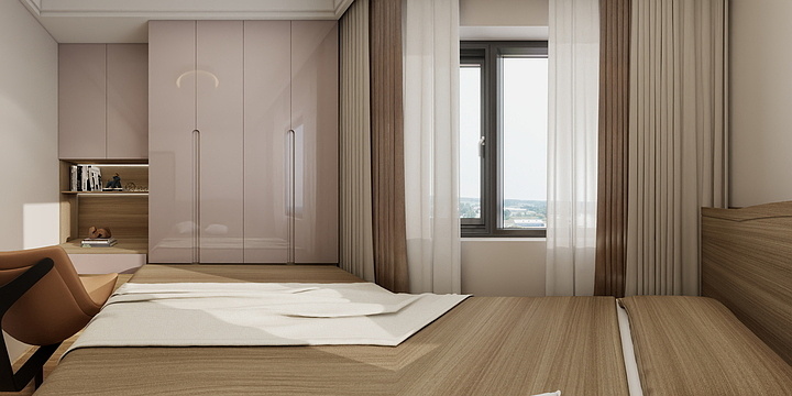 兰子Cool-清水湾公馆B户型  轻奢现代-装修设计方案