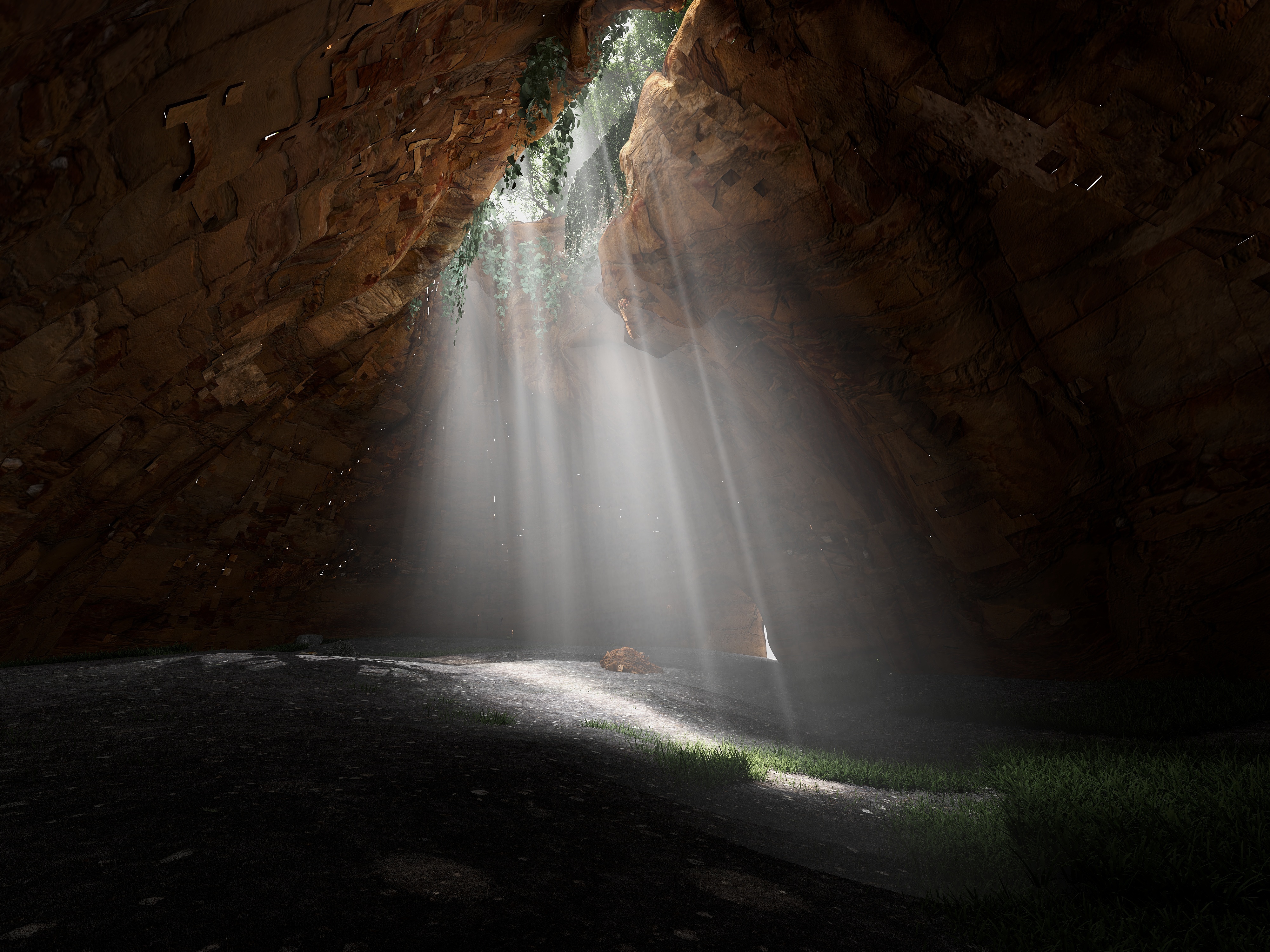 设计-男孩-洞穴奇观装修效果图
