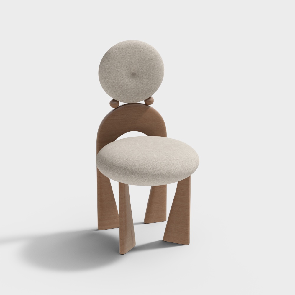 现代儿童椅3D模型