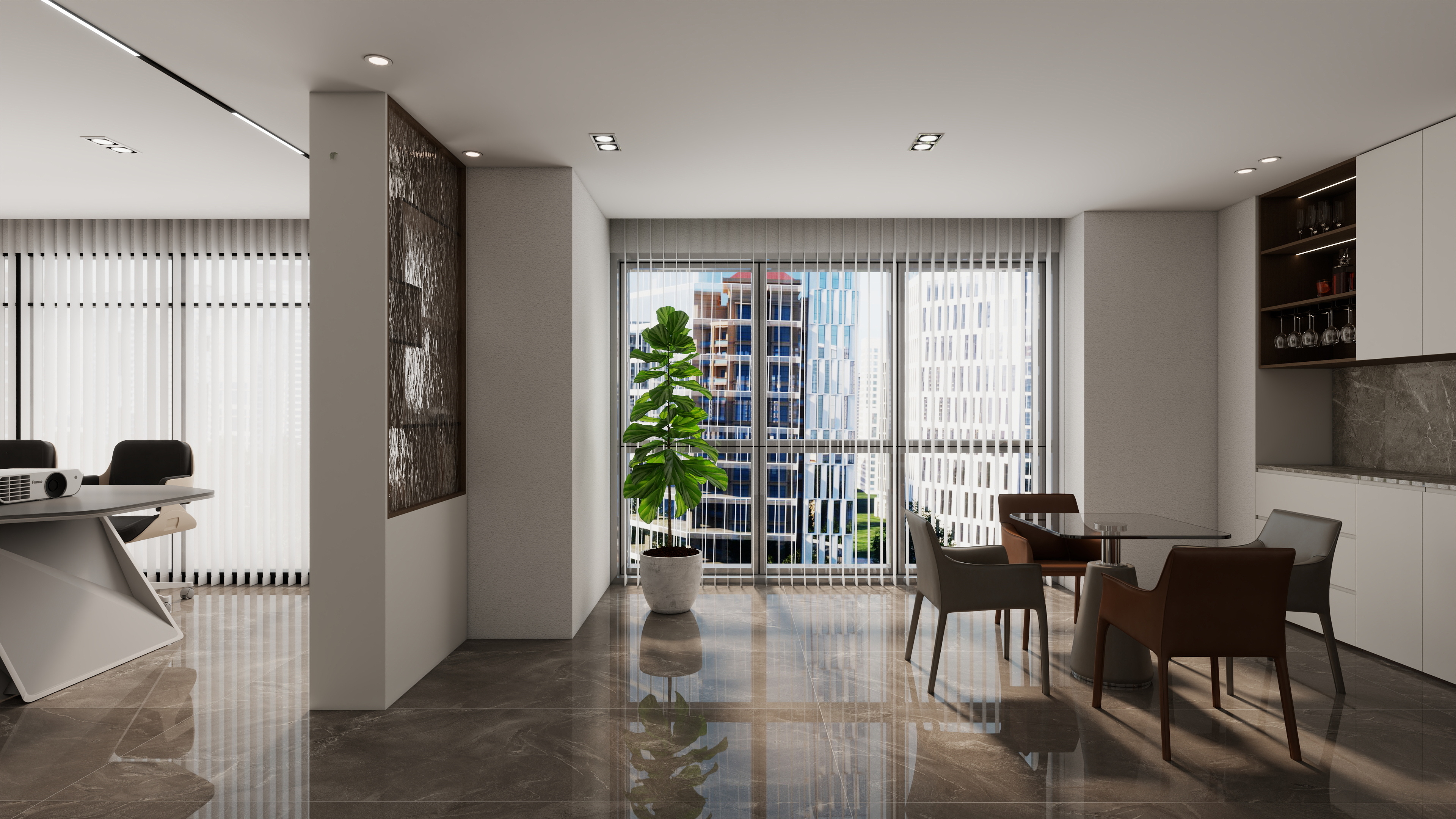 安尼尔家居定制-猫-高级纯粹的简约风-会客厅-装修设计方案