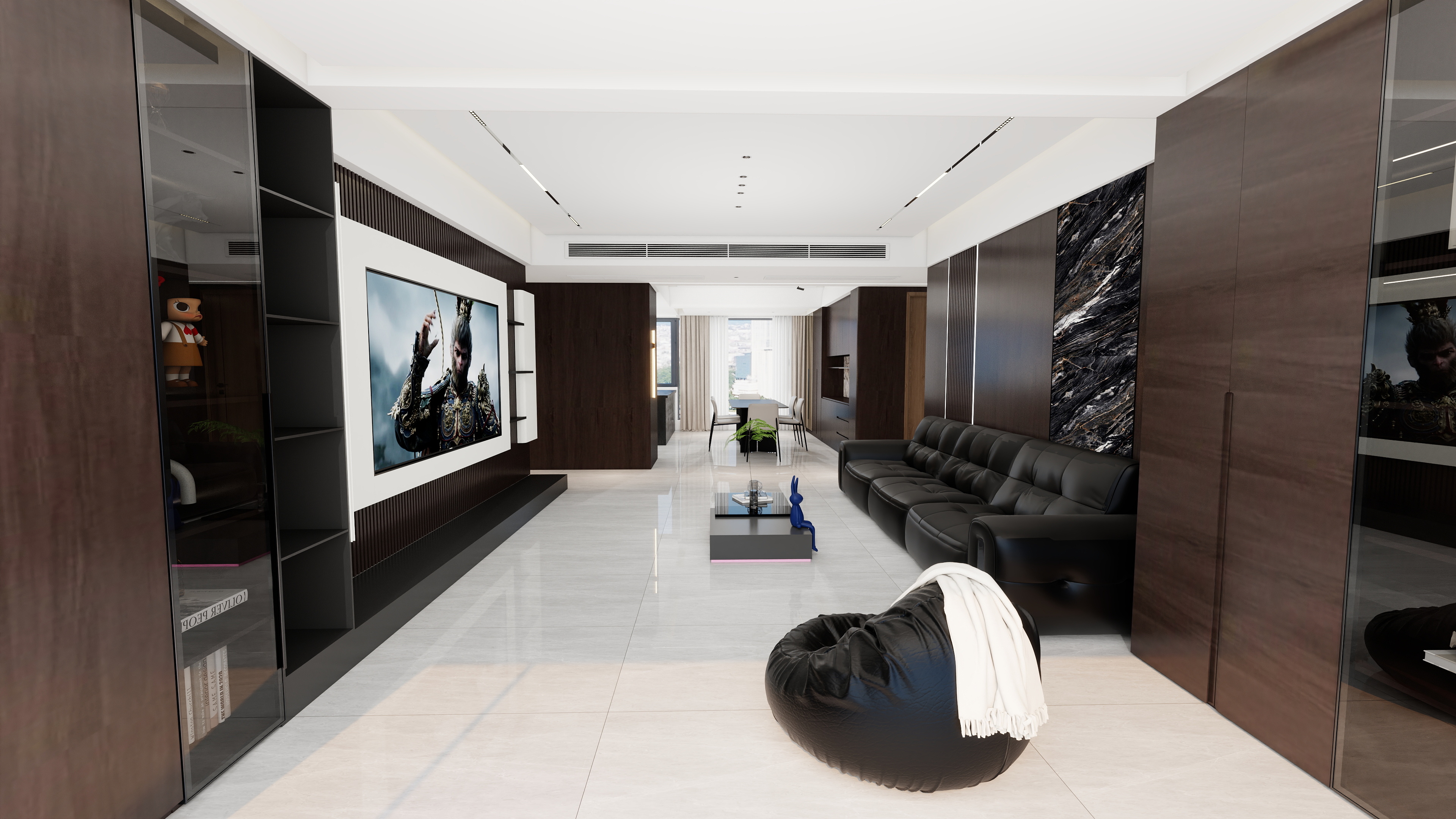 188****1306PmoO-铂樾府小区房163㎡意式轻奢-装修设计方案