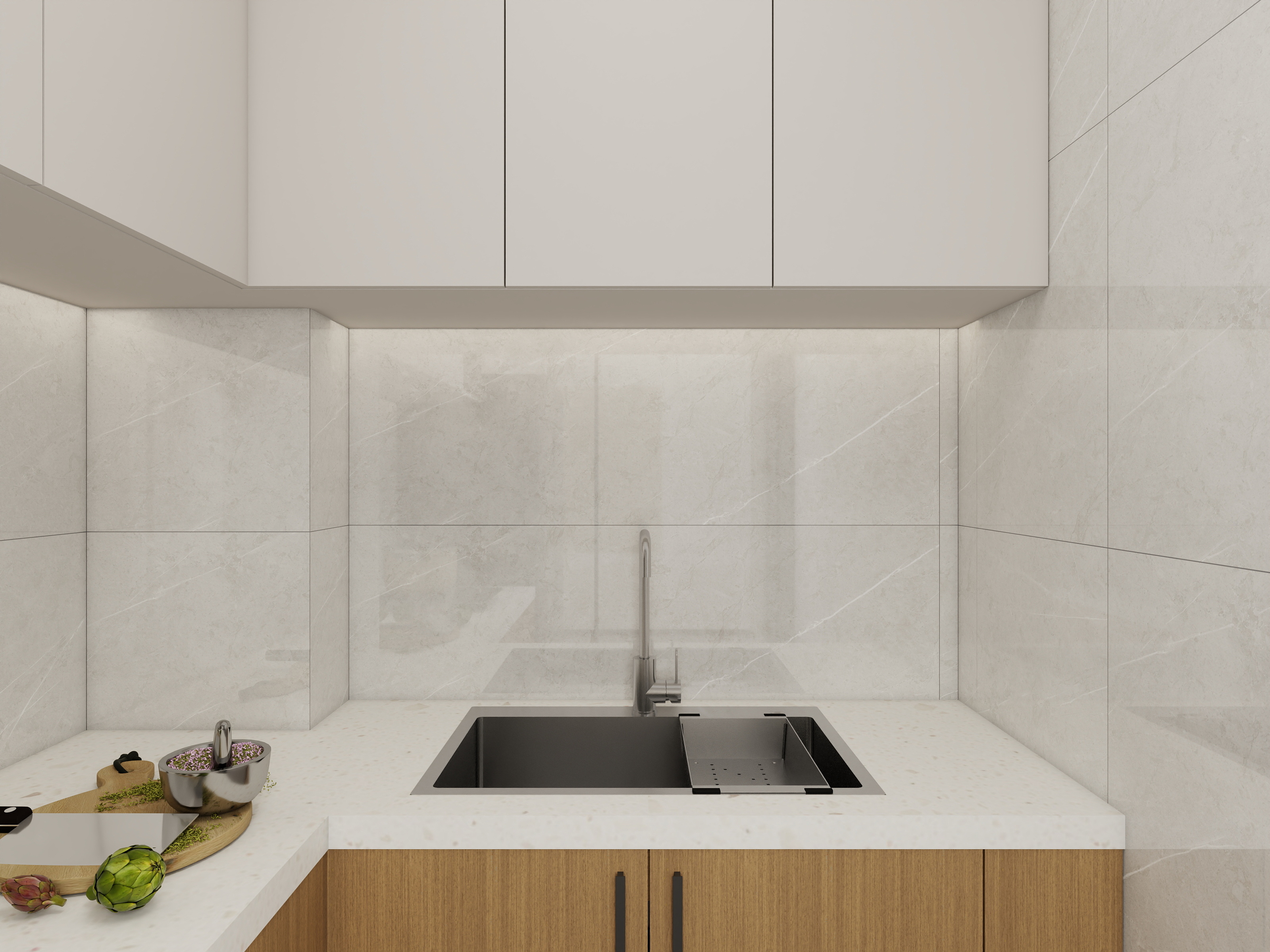 水色设计工作室-以茶之名|60m²原木风茶叶店装修效果图