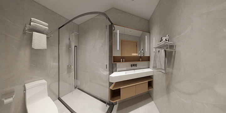 丨A丨-酒店效果图-装修设计方案