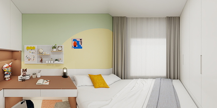 桃气研究砖家-125㎡4室-装修设计方案