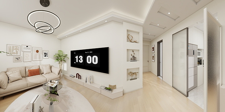 陈设计在青岛-青特橄榄城-装修设计方案