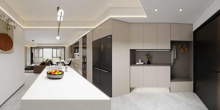 AA叶子健-恒泰蓝湾46-1001室方案-装修设计方案