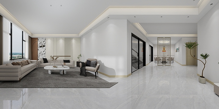 河南全案设计-上蔡别墅-装修设计方案