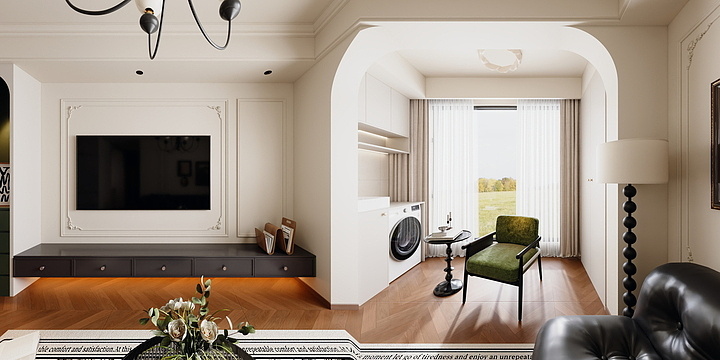 白鹤Design-桐韵家园-装修设计方案