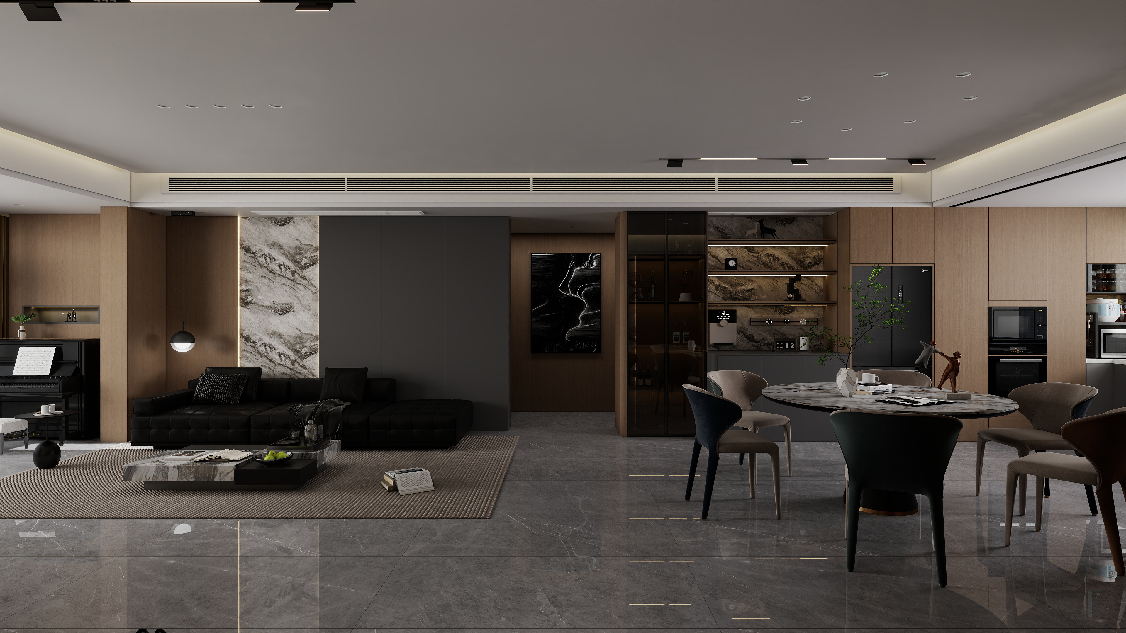 叁石丨Decorate-滨江府意式风格-装修设计方案