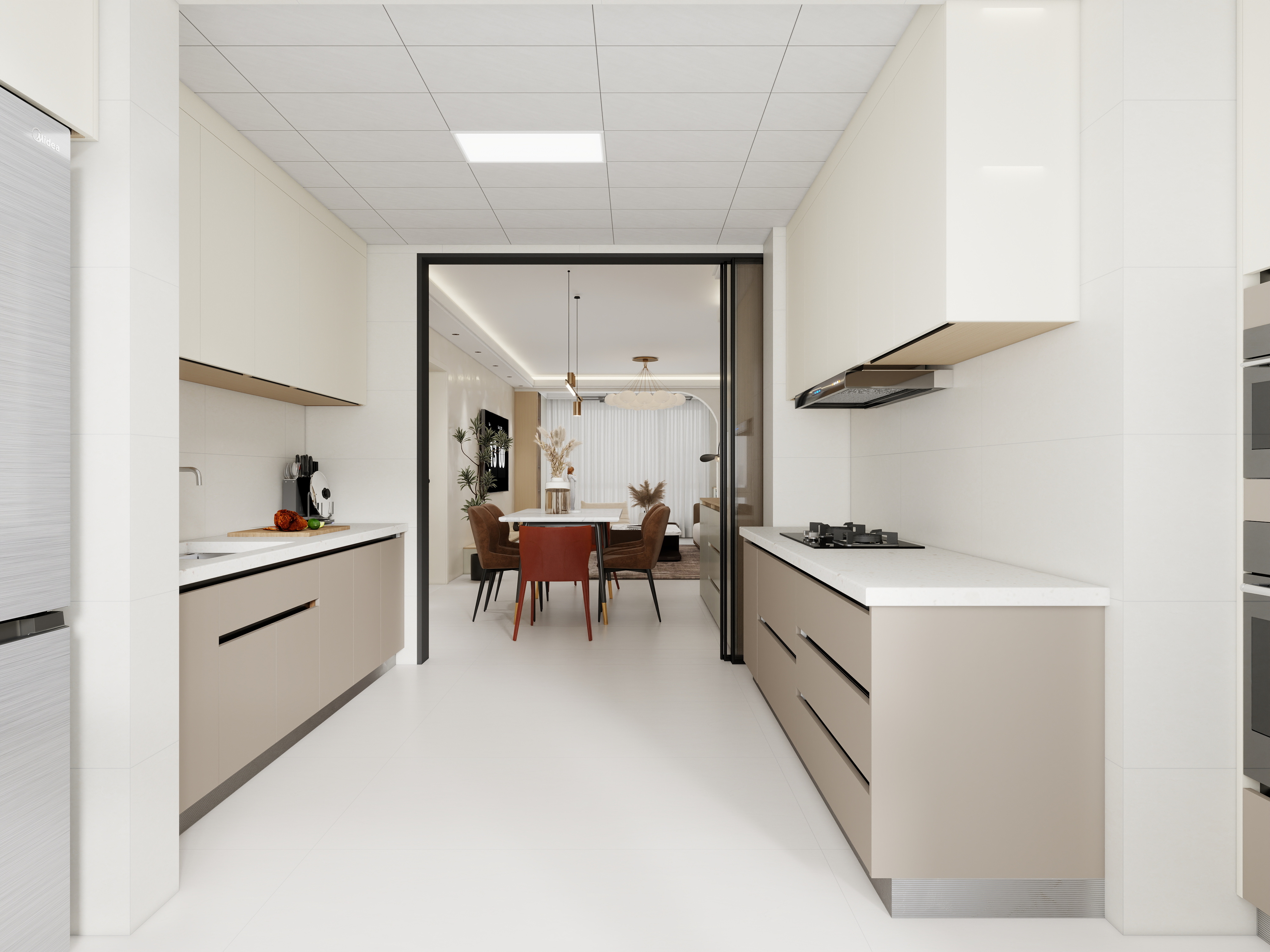 天水全案设计师白老师-阿阳御府110㎡3室装修效果图