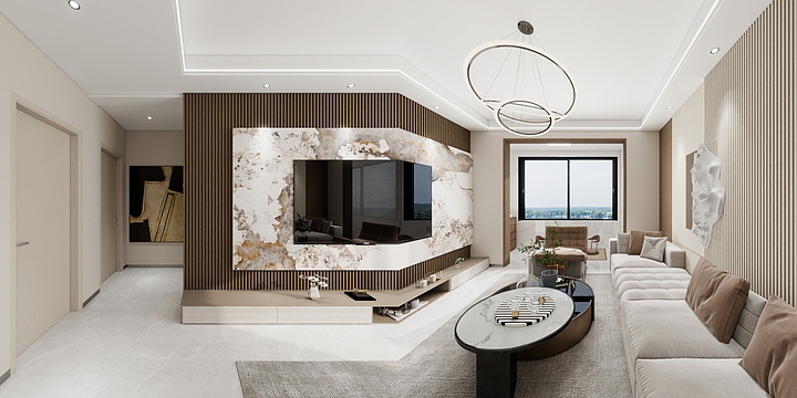 大宅设计师苏-南都新城 130 现代轻奢-装修设计方案