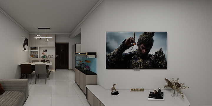 蝉v夏-天伦湾S4      1-2-602-装修设计方案