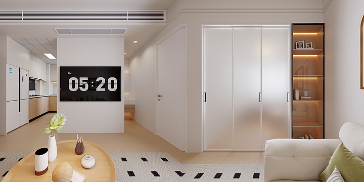 简薇设计-紫和家园6-1309-装修设计方案