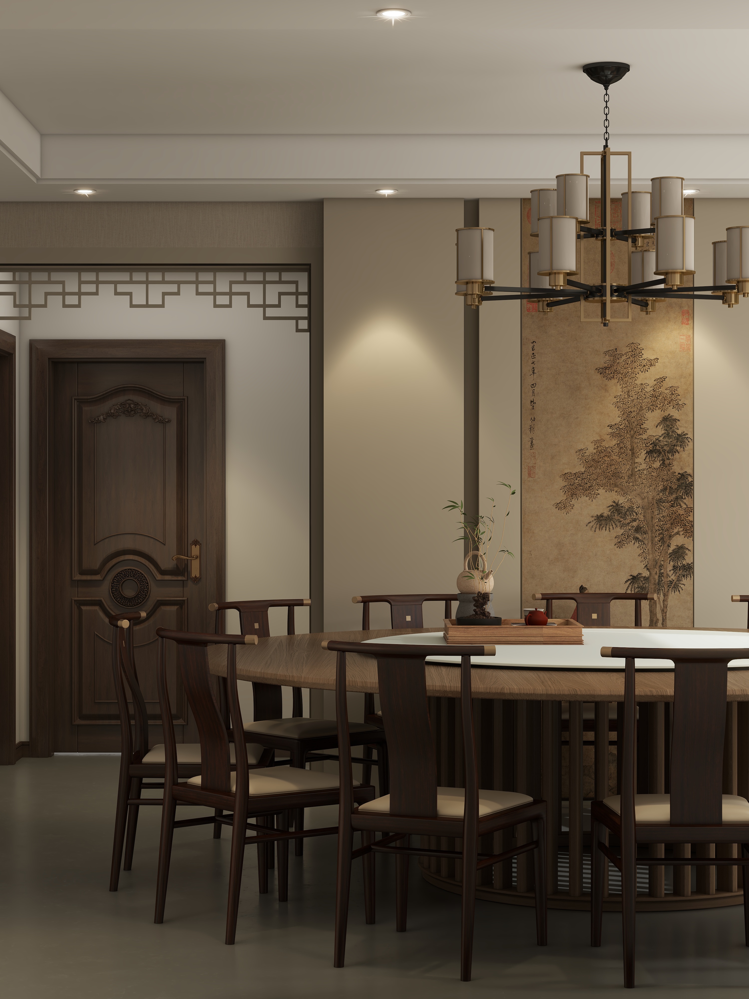 设计师珂源-天龙国际91㎡1室装修效果图