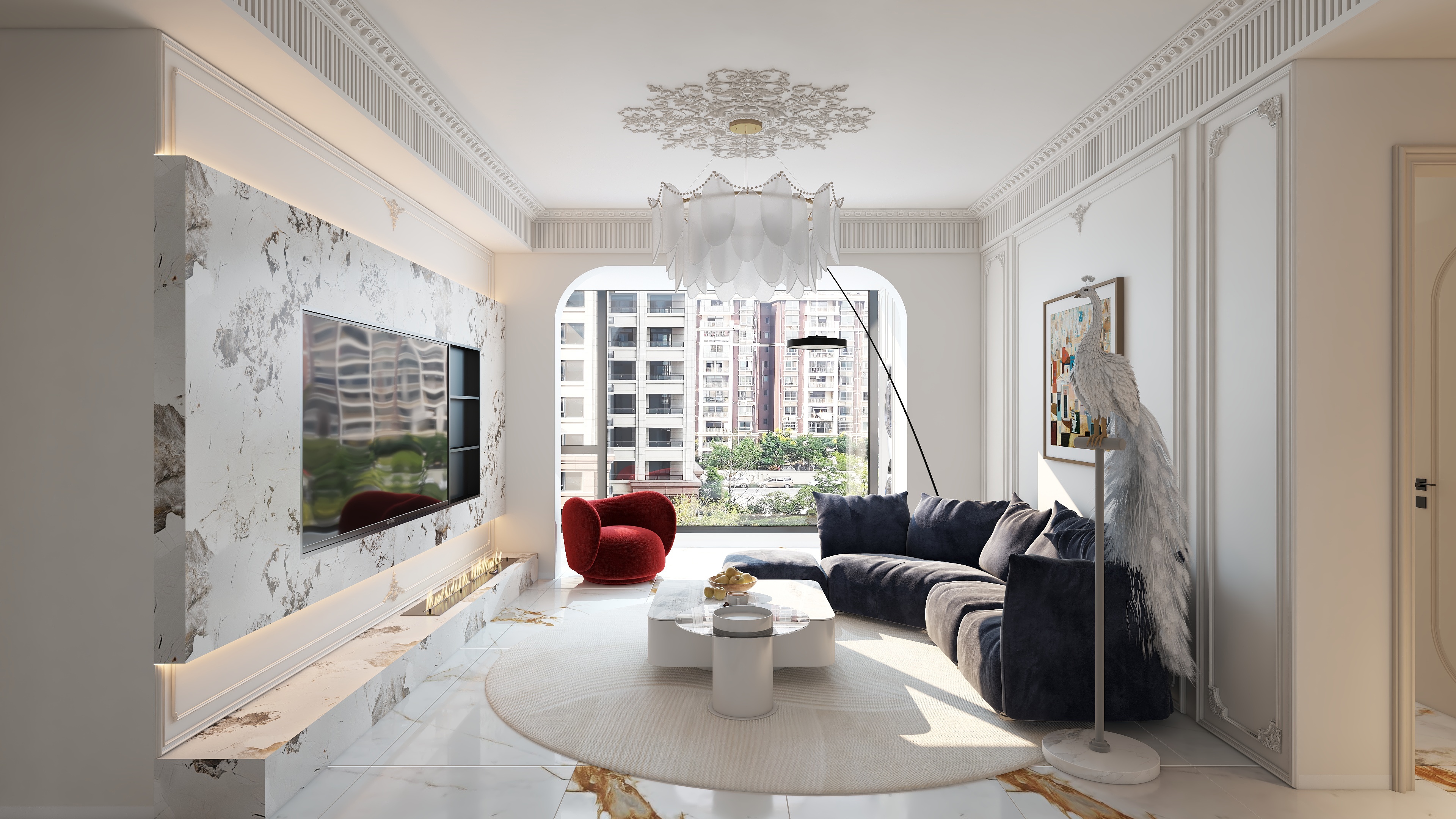 汐墨--XMDesign-法式-装修设计方案