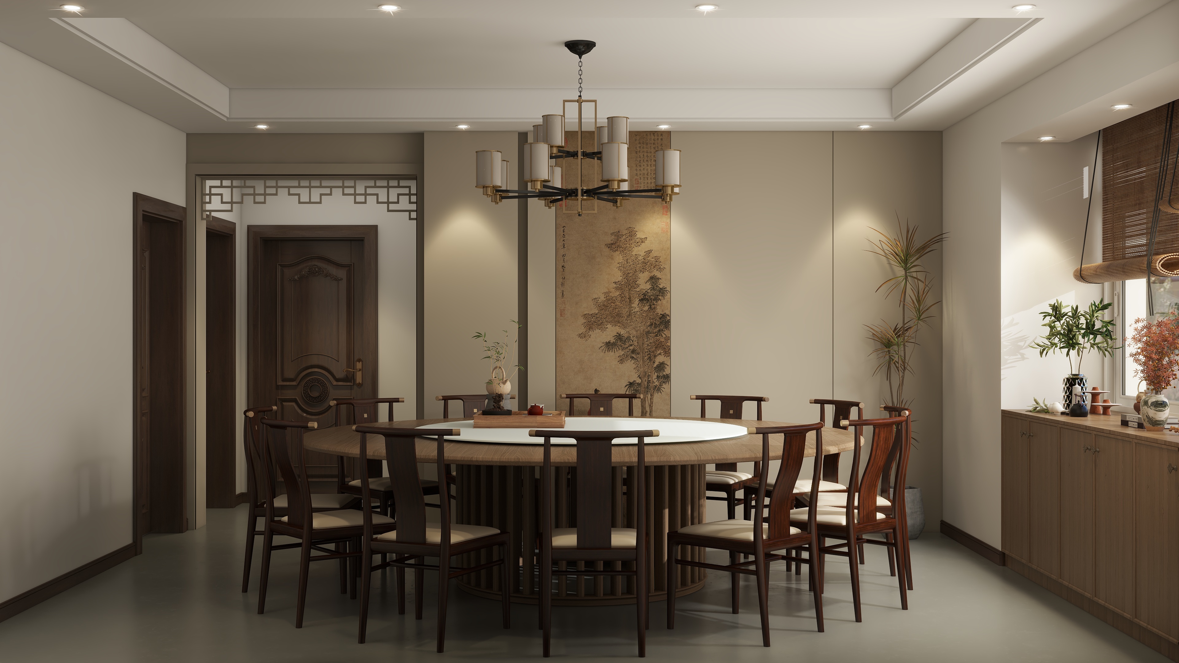 设计师珂源-天龙国际91㎡1室装修效果图