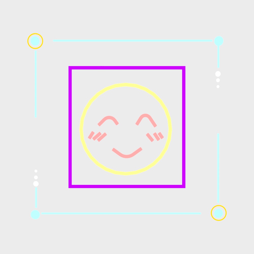 笑脸霓虹灯牌3D模型