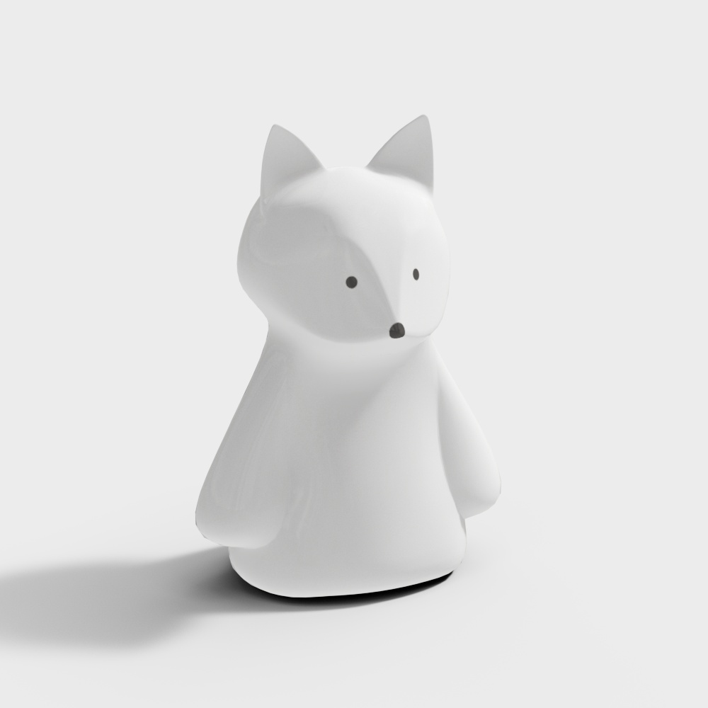 小狐狸摆件3D模型