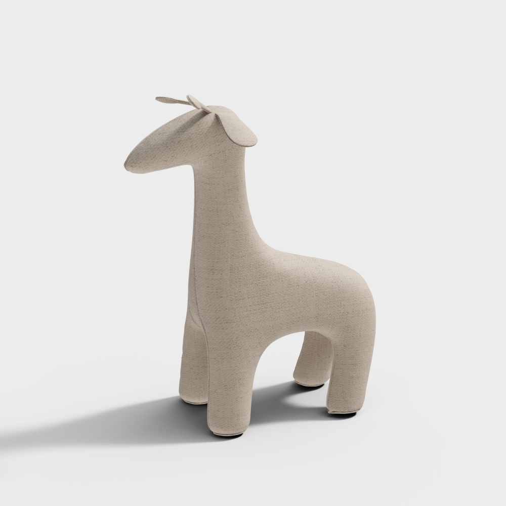 长颈鹿摆件3D模型
