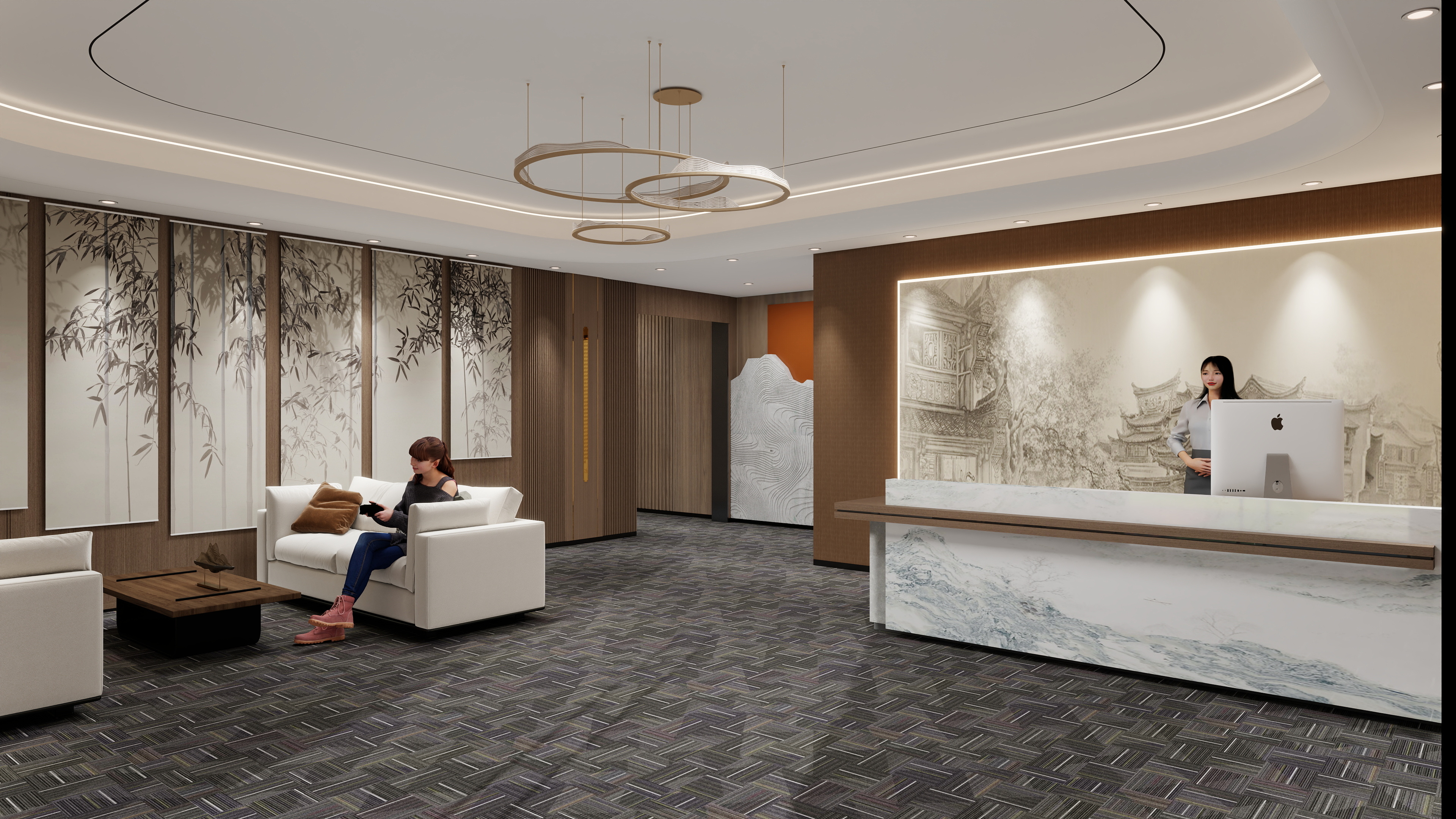 拾年设计李冰-陕西秦岭银杏山庄-装修设计方案