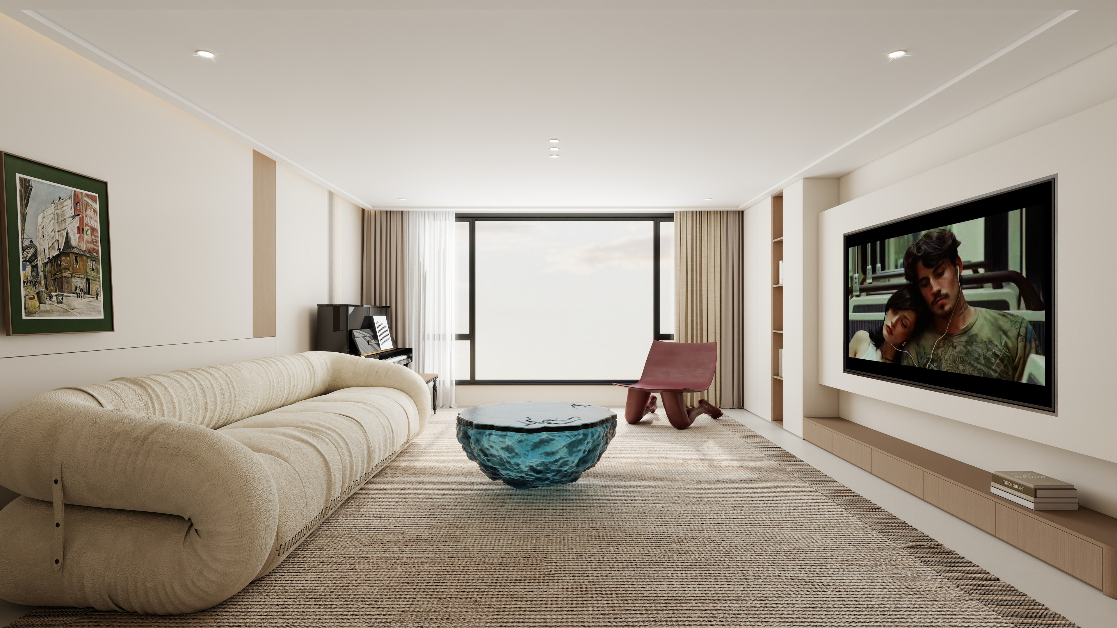 孙有权-『2025-4』152平丨奶油风三居装修效果图