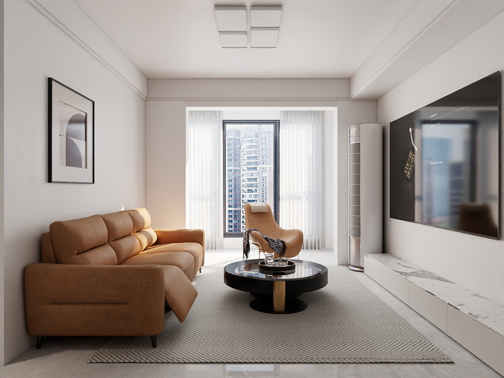 全案设计丨徐月坤-中海锦园丨现代简约丨80㎡-装修设计方案