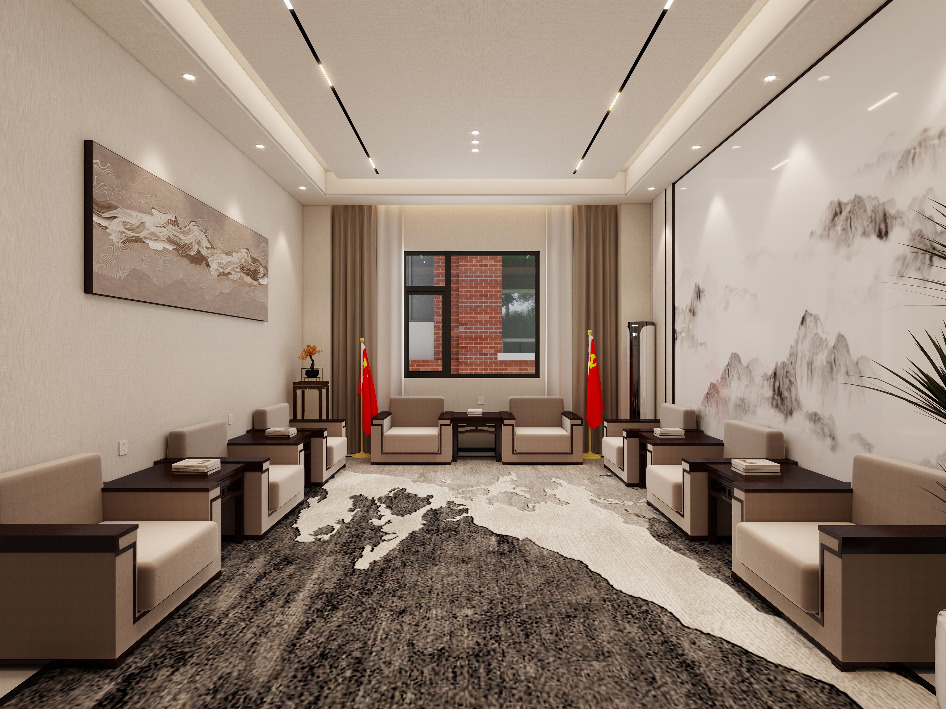 0CHURUI-中铁接待室-装修设计方案