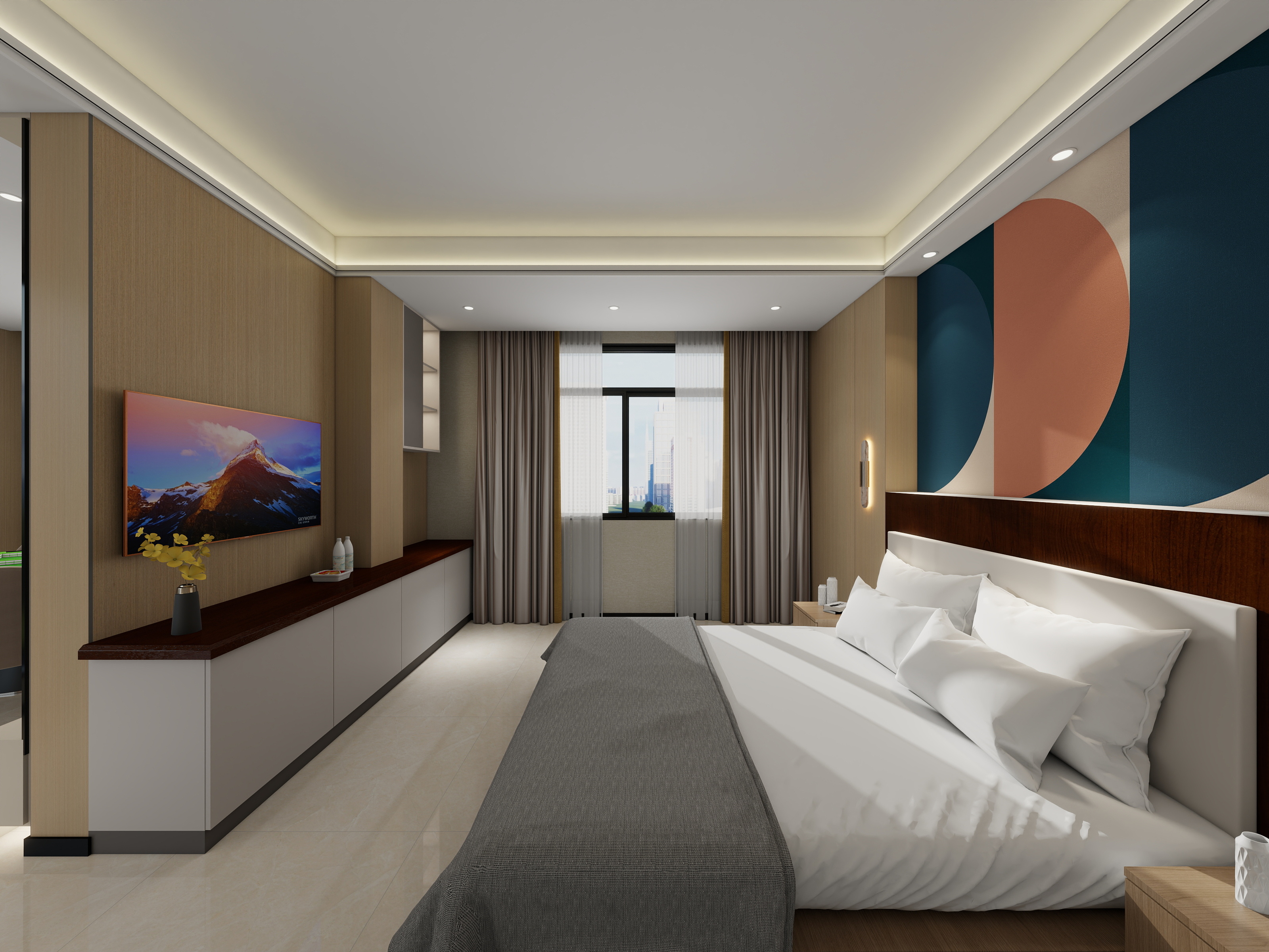 TRAU清静-宾馆单间-装修设计方案