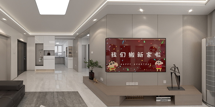 全案设计许明-88㎡2室-装修设计方案