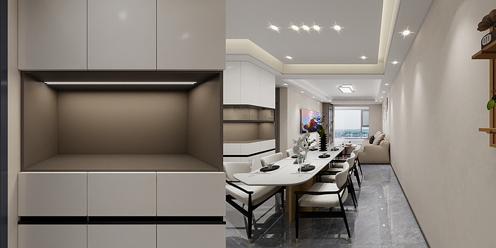 彦匠装饰一匡设计-金泰山河砚11-1301室-装修设计方案