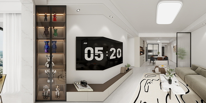 室内装修设计彭工-东建荣城2栋2单元1107-装修设计方案